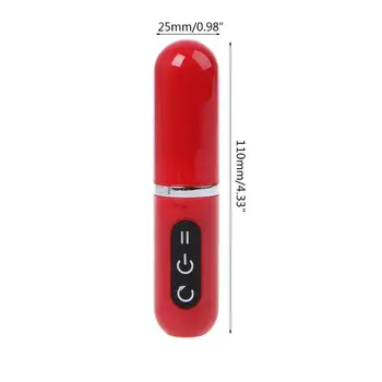 Multispeed Rúž Bullet Vibrátor USB Nabíjateľné Cestovné Mini Masér pre Ženy A6HC