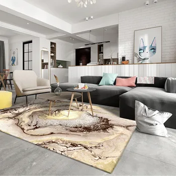 Móda Nordic štýl pieskovec obývacia izba koberec Moderné odber Spálňa rohože non-slip zamatový koberec prispôsobiť dvere mat