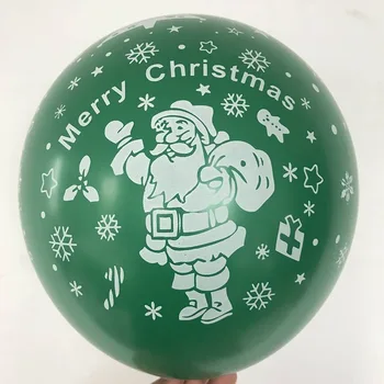 15Pcs10Inch Veselé Vianoce Latex Santa Claus Balóny snehové Vločky Dekorácie Tému Dekor deti Balón Svadobné Party Dodávky