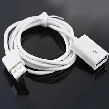 1pcs USB 2.0 Samec Samica Predlžovací Kábel Napájací Kábel pre PC, Notebook Notebook Rozšírenie Údajov 1M Extender Účtovať Príplatok Kábel