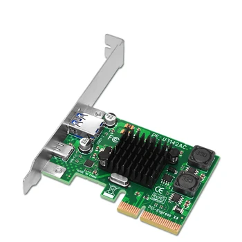 USB 3.1 Typ C PCIe Rozširujúca Karta PCI-e na Typ C & Type 3.0 USB Adaptér USB 3.1 Gen 3 PCI Express Radič Rozbočovač Pre Desktop