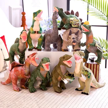 30-40 cm Nového Dinosaura Zvierat Plyšové Hračky, Kreslené Tyrannosaurus Roztomilé Plyšové Hračky, Bábiky pre Deti Chlapcov Darček k Narodeninám