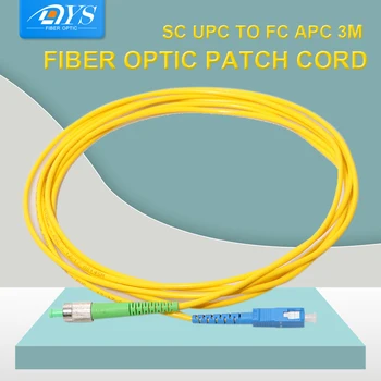 20pcs FTTH Simplex SC UPC-FC APC Jumper Kábel Jednom Režime 9/125 Vlákno Optické Patch Kábel LSZH 3 Meter