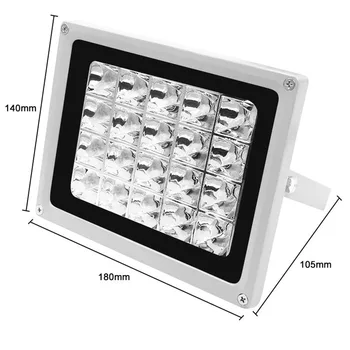 UV Živice Vytvrdzovania Lampa Stereo Fotosenzitívne Živice 405 NM 20W DIY Vytvrdzovania Shell s 360-Stupňové Otáčanie Zátvorka NÁS Plug