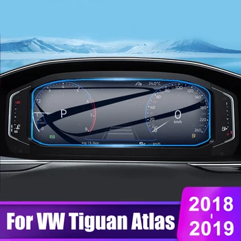 8 palcový Pre Volkswagen VW Tiguan Atlas 2018 2019 Tvrdené Sklo Auta GPS Navigácie Screen Protector Film LCD Ochranné Nálepky