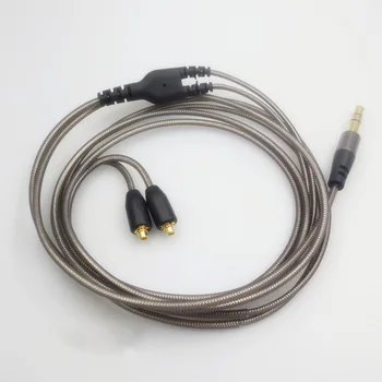 Kábel pre Shure SE215 SE425 SE535 UE900 Port Nahradenie MMCX Kábel Kábel Slúchadlo line Káble