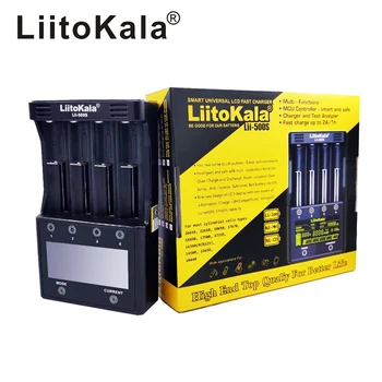 LiitoKala lii-500S LCD 3,7 V 1.2 V 18650 26650 21700 Nabíjačka Batérií s obrazovkou ,Otestovať kapacitu batérie Touch ovládania