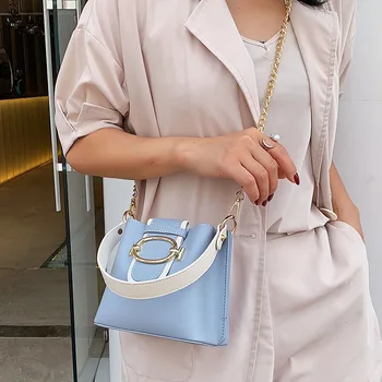 Segment malých ženy kožená taška Chain lock 2019 nové módne kabelky ramenní taška messenger dizajnér kabelka lady crossbody luxus