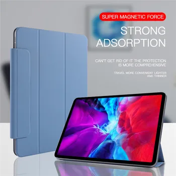 Ultra-tenké PU Kožené puzdro pre iPad Pro 11 2020/ 12.9 2020 Magnetické Úplný Ochranný Kryt Flip puzdro s Perom Otvoru Držiaka