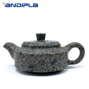180cc Prírodné Lekárske Kameň Kanvica Zdravotnej Starostlivosti Kung Fu Čaj Nastaviť Čaj Maker Dlhovekosť Zhoupan Čaj Hrniec Rezbárstvo Vintage Domova