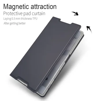 Pre Samsung Galaxy A7 2018 Prípade Luxusné Kožené Magnetizmus Flip Cover obal pre Samsung A7 2018 A750f Coque Fundas Etui Príslušenstvo