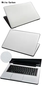 Carbon fiber Notebook Nálepky Pokožky Obtlačky Kryt Chránič pre Lenovo Yoga 14S 14