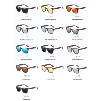 Móda Klasické HD Polarizované slnečné Okuliare Muži Ženy Jazdy Strieborné Zrkadlové Povlak Slnečné Okuliare pre Mužov Okuliare Gafas De Sol