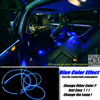 Interiér Okolitého Svetla Tuning Atmosféru Optický Kapela Svetla Pre Volkswagen VW New Beetle Bjalla Panel Dverí osvetlenie