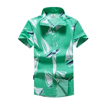 2020 Letné Módne Pánske Krátke Rukáv Havajské Košele tlače Pláži tričko Bežné Kvetované Košele Pre Mužov Ázijské veľkosť M-5XL