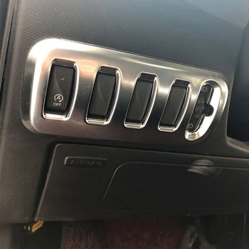 Pre Mercedes Benz, Smart 453-2020 Auto Silver ABS Spínač Svetlometov Kryt Výbava Interiéru Auto Príslušenstvo