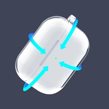 Mini Mäkké Silikónové puzdro pre Apple Airpods Pro Shockproof Bluetooth Slúchadlo Kryt Slúchadlá Prípadoch pre A2084,A2083 Shell Rukáv