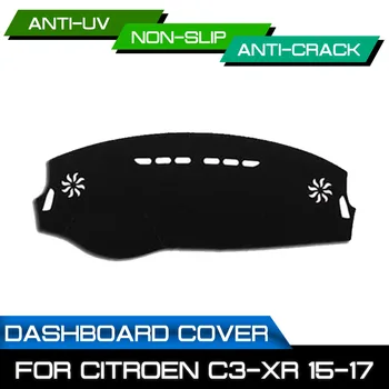 Auto Tabuli Mat pre Citroen C3-XR 2016 2017 Anti-špinavé Non-slip Dash Kryt Mat UV Ochranu, Tieň