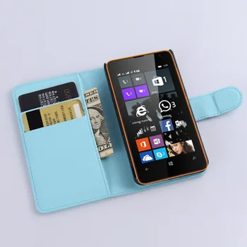 Peňaženka Prípade pre Nokia Microsoft Lumi 435 830 Flip Cover Luxusné Kožené Telefón Prípade TPU Shell Držiteľa Karty
