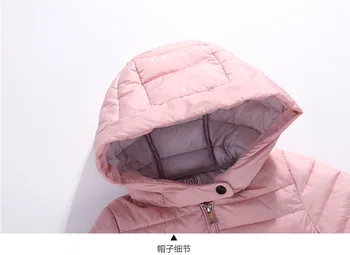 Nová zimná detská bavlnená bunda dlhodobé detí pribrala dole bavlnená bunda a bavlnená bunda pre chlapcov a dievčatá
