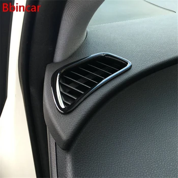 Bbincar ABS Matný Predné Horné Klimatizácia Zásuvky AC Otvor Kryt Trim Vnútorné Auto Styling 2 ks Pre Toyota Prius XW50 2016 2017