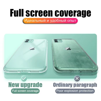 Pre iphone 11 Pro Max Prípade Mäkké Priehľadné Crystal Clear Silikónový Ochranný Kryt Pre iPhone X XS Max Xr 7 8 6 6 Plus Prípade