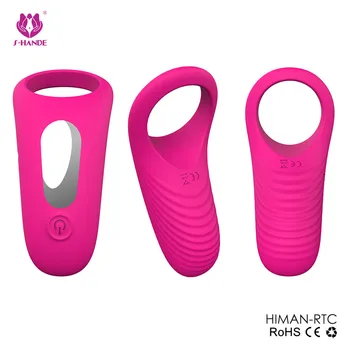 2021 Sex Shop Diaľkové Ovládanie Sexuálne Hračky Pre Mužov USB Nabíjanie Silný 9 Rýchlosti Oneskorenie Ejakulácie Kohút Penis Krúžok Vibrátor Páry