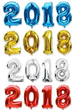 32 palcový 2018 digitálne balón nastaviť 2018 silvester party v triede, v triede, výzdoba lin3729