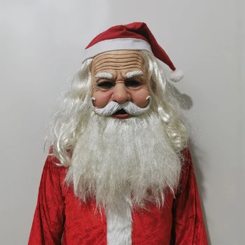 Vianočné Hračky Starý Muž, Strašidelné Masky Cosplay Strašidelné Plnú Hlavu, Latexové Masky Vianočné Vtipné vtipy Pre Kostým Dovolenku Nový Rok Darček