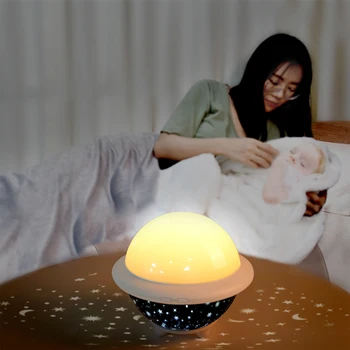 Romantický Hviezdne Nebo Projektor Nočné Svetlo pre Domáce Spálňa USB Nabíjateľné Spanie Lampa Deti Spálňa Hviezda Noci, Lampa 2021