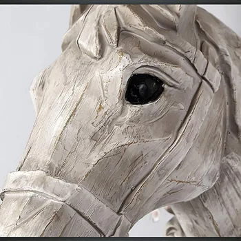 Moderné nástenné svietidlá Živice konské hlavy Kreatívne steny Sconce Osvetlenie Spálne študovňa Kaviareň Svietidlo