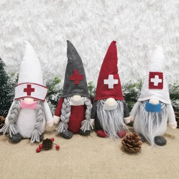 Santa Gnome Plyšové Dekorácie Plnené Elfovia Trpaslík Ozdoby na Vianoce, Valentína Halloween Dekorácie, Darčeky
