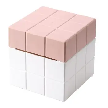 Magic Cube Tkaniva Box Ploche Papiera Držiak Dávkovač Skladovanie Obrúsok Prípade Organizátor pre Domáce Auto Hoteli