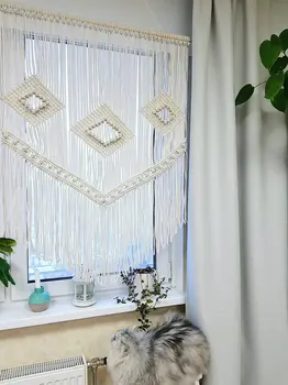 Nordic domáce dekorácie pozadí gobelín vlastné tkané gobelín ručné české dekorácie posteli prívesok stenu decorati