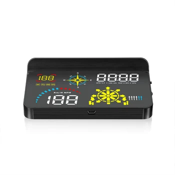 Univerzálny Auta GPS HUD Rýchlomer Live Navigačný čelné Sklo Digitálny Projektor Head Up Display Upozornenie Alarm Q10 2020 Najnovšie