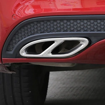 Výfukové Potrubie Kryt Liplasting 2ks/Set Nerezová Oceľ Zadný Valec Výfukového Potrubia Kryt Výbava Pre Mercedes Benz