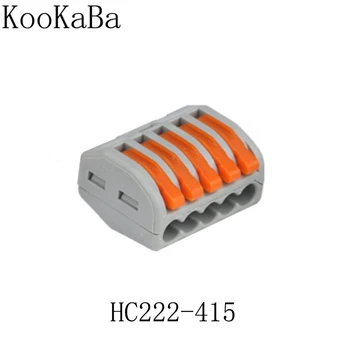 Univerzálny Blok Svoriek Plug-in Elektrické Vodič 222-412 413 414 415 418 Typ Kabeláž Konektor Kábla