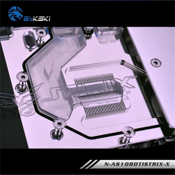 Bykski Plné Pokrytie GPU Vodný Blok Pre VGA ASUS GTX1080TI 1070 1080 Raptor Grafická Karta N-AS1080TI STRIX-X