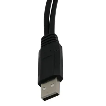 HORÚCE 30 cm, USB 2.0 Muž Na 2 Dual zásuvkový Konektor Y Splitter Hub Napájací Kábel Kábel Adaptéra