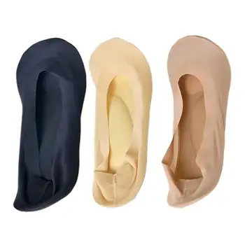 3D Loď Ponožka Podpora Klenby Nohy Masáž Priedušná Vankúš Zdravotnej Starostlivosti Neviditeľné Ponožky, Silikónové ochrany Proti námraze Hodváb Loď Ponožky