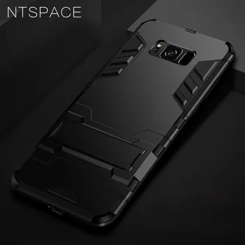 NTSPACE Brnenie Telefón puzdro pre Samsung Galaxy Note 9 8 5 Shockproof Ochranné puzdro pre Samsung S6 S7 okraji S8 S9 Plus Stojan Zahŕňa