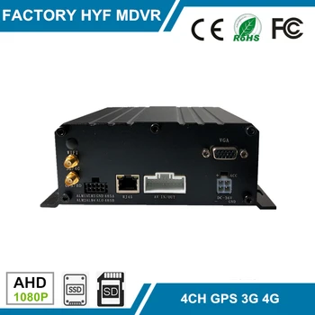 Pôvodné Hot Predaj Bezdrôtový 4CH 1080P kamerový systém MDVR s 3G/4G/WiFi
