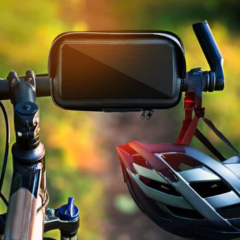 OEM Soporte de Bicicleta para teléfono móvil nepriepustné con cremallera y capucha de 4,8