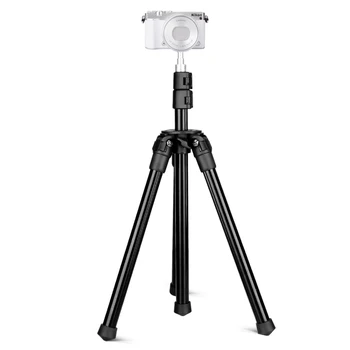2018 hot QZSD-Q233 Mini statív 3 kg zaťaženie, Led svetlo, statív stojí live stojan digitálneho videa fotoaparátu dslr mini statív stolný statív