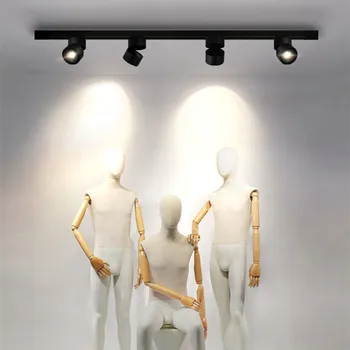 Moderné Stropné Svetlá dizajn LED Povrch Trate Montované Stropné Svetlá Bodové Svetlo 360 Stupňov Rotácie Handričkou sa osvetlenie stropu
