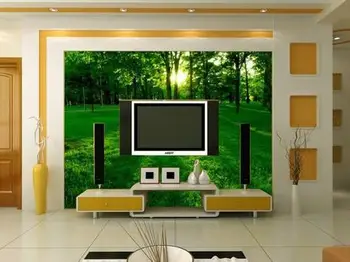 Vlastné 3d tapeta Veľký 3 d nástenná maľba TV steny v obývacej miestnosti gauč tapetu pozadia prírodné scenérie