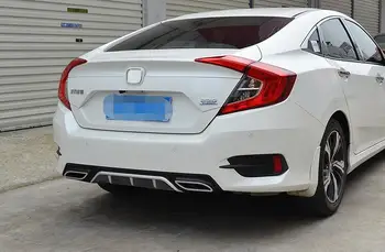 Pre Honda Civic Telo kit spojler 2016-2019 Pre Občianske CS-CK ABS Zadné pery zadný spojler predného Nárazníka Difúzor Nárazníky Protector