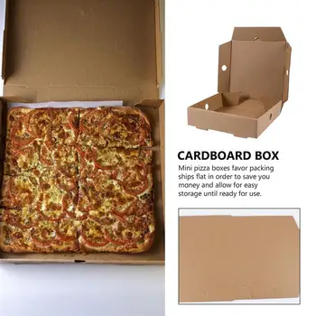 25pcs Pizza Box Premium Robustný Prime Odolné Kontajner Skladovanie Prípade Pizza Krabice na Pizzu Doma