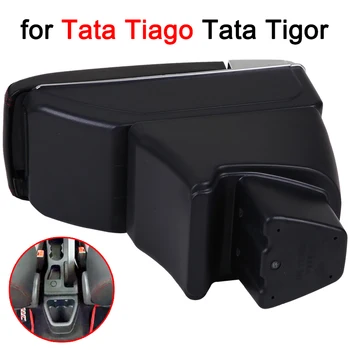 Tata Tigor Opierkou Box Tigor Univerzálny Auto Strednej Opierke Úložný Box držiak popolníka úprava príslušenstvo