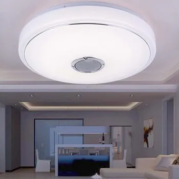 Moderné LED Stropné Svietidlá 90W APLIKÁCIU Bluetooth Hudby Svetlo Domov Spálňa Bod Hviezdy Štýl Lampy Smart Stropné Svietidlo 110V/220V